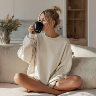 35+ Comfort Outfit Aesthetic Cozy Oversized Fashion Inspiration
