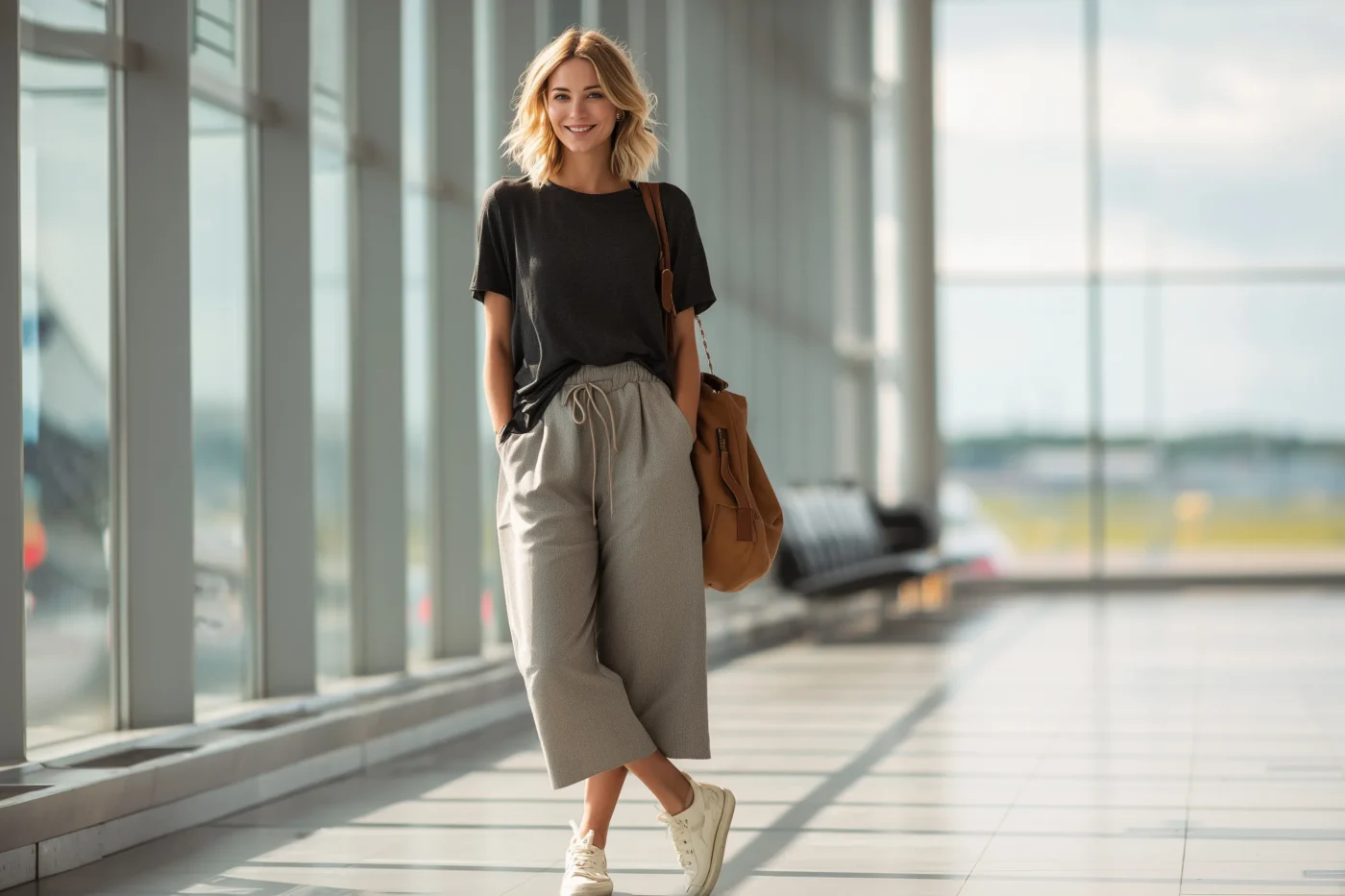 37+ Airport Outfit Women Comfortable Stylish Long Flight