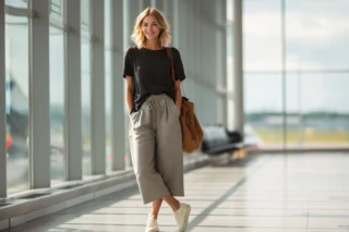 37+ Airport Outfit Women Comfortable Stylish Long Flight