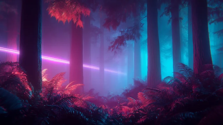 Glowing Forest: 23+ HD AI Fantasy Landscape Images