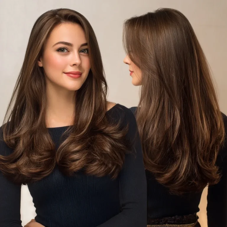 Natural Brown Hair: 41+ Layered Hairstyle Ideas for an Effortless Look