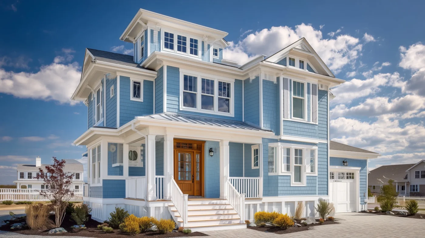 59+ Beautiful Coastal Home Exteriors and Beach House Designs