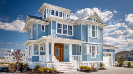 59+ Beautiful Coastal Home Exteriors and Beach House Designs