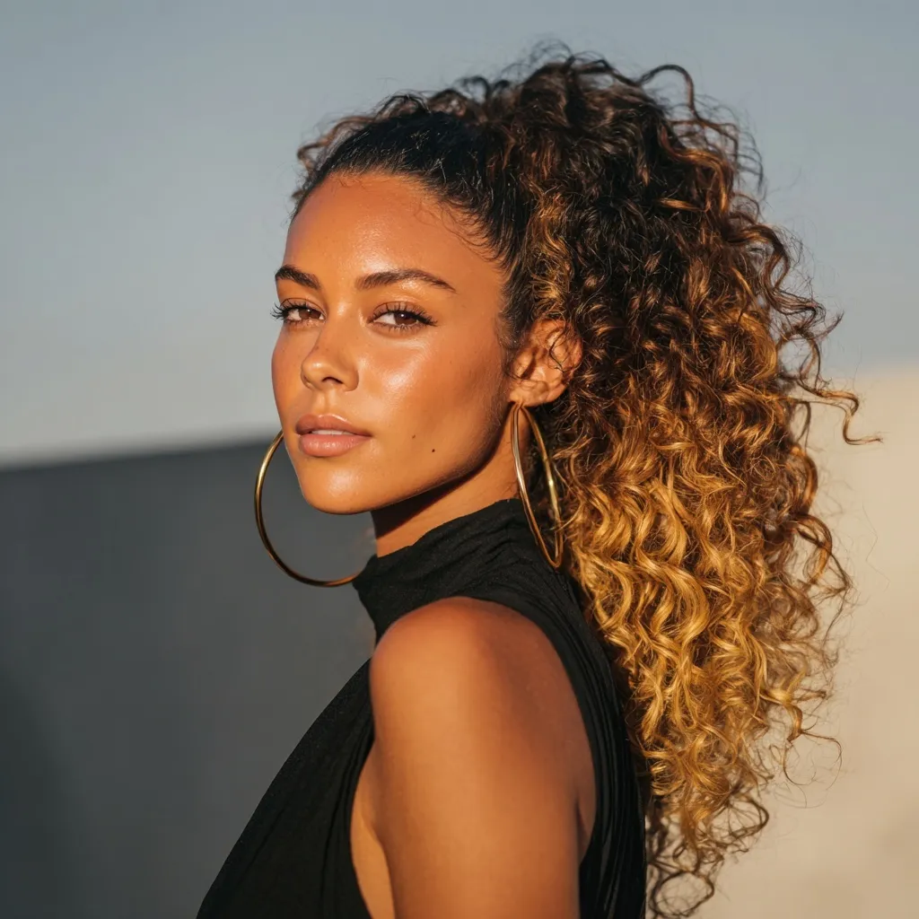 Curly Ombre Hair: 25+ Styles for Natural Dimension