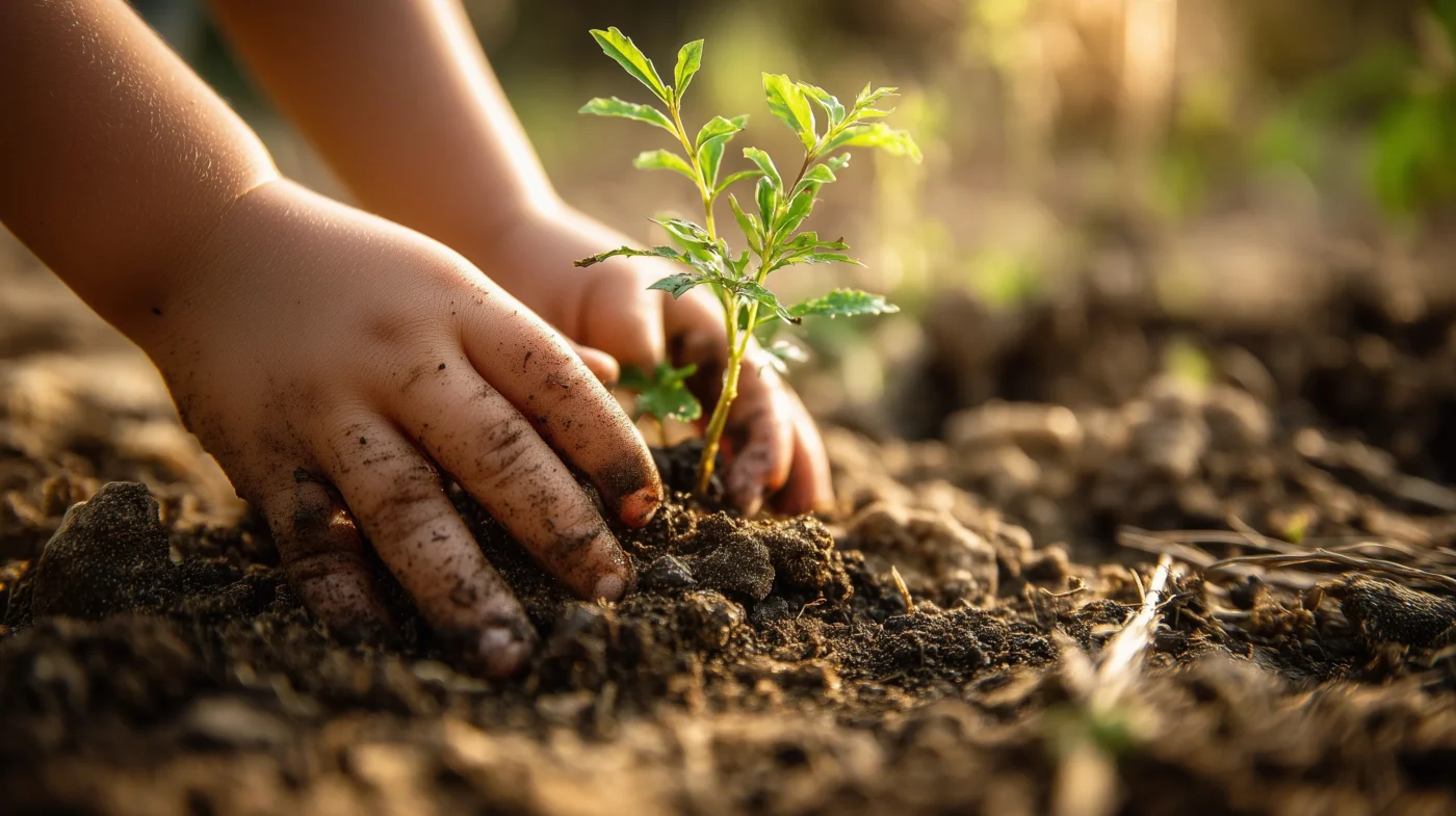 Hands Planting a Sapling: 39+ Photos for World Environment Day