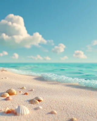 Minimal Summer iPhone Wallpaper: 25+ Sand, Sea & Sky Looks