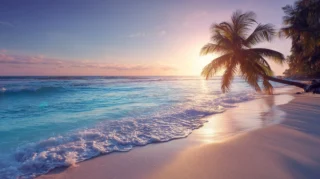 Coastal Serenity: 31+ Sunset Beach Wallpapers for Laptop HD