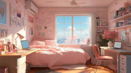 Soft Girl Aesthetic Bedroom Makeover Ideas in Pink for a Cozy Dreamy Space