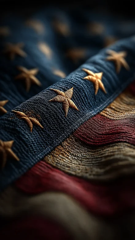 Stars & Stripes: 35+ High-Res USA Close Up Flag Mobile Wallpapers for iPhone & Android