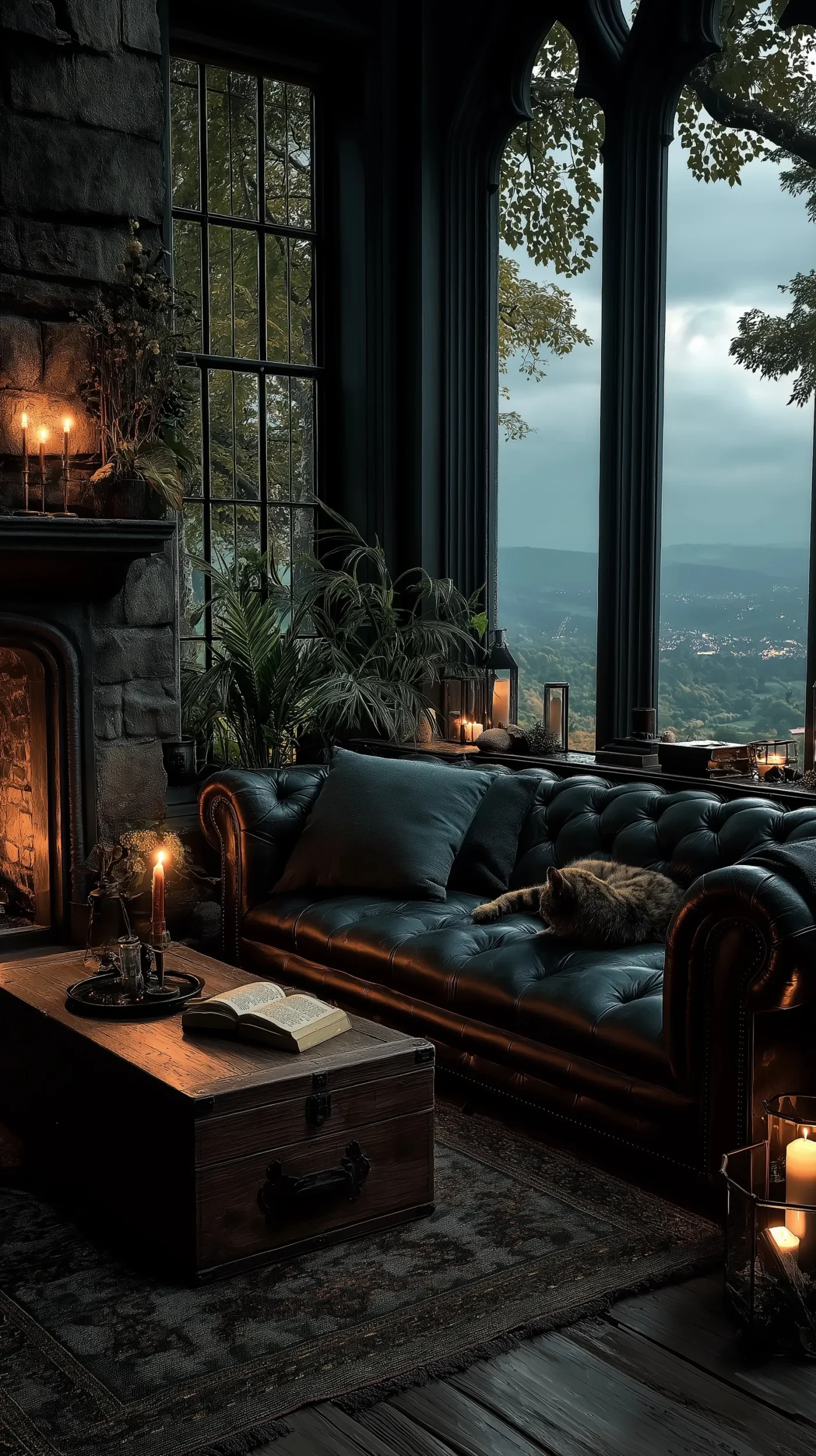 Vintage Dark Moody Cottagecore Wallpapers for iPhone 17 Pro